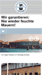 Mobile Screenshot of mauertrockenlegung.at